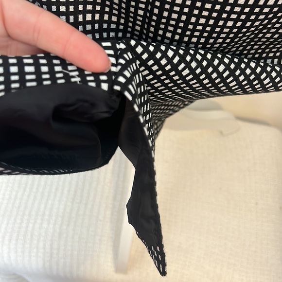 NWOT Calvin Klein Belted Houndstooth Sheath Dress Size 4 - Picture 12 of 13